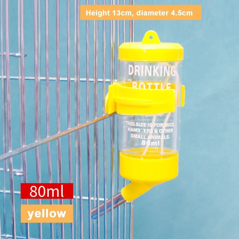 Hamster Drinker Water Bottle No Drip Small Animal Water Dispenser Pet