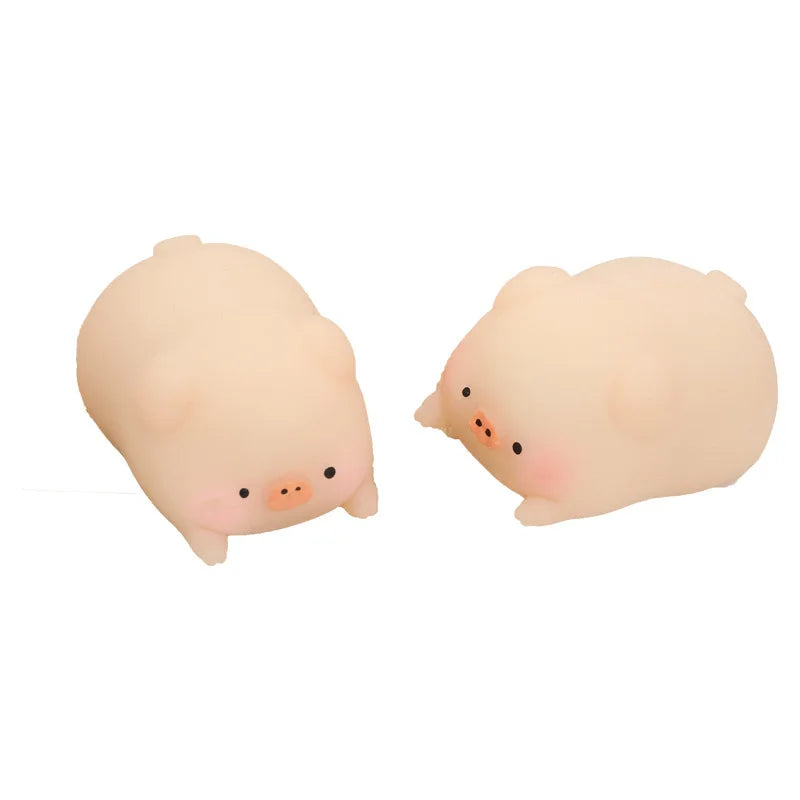 Cute Little Pink Pig Squeeze Toys Pink Piglet Stress-relieving and