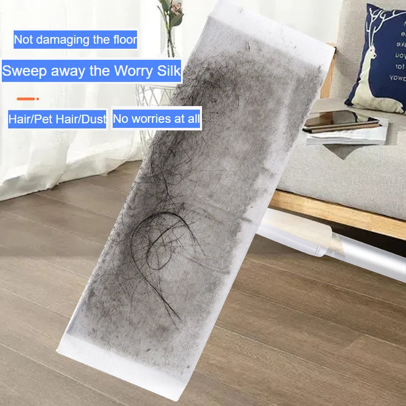 100PCS electrostatic precipitator paper disposable cloth mop