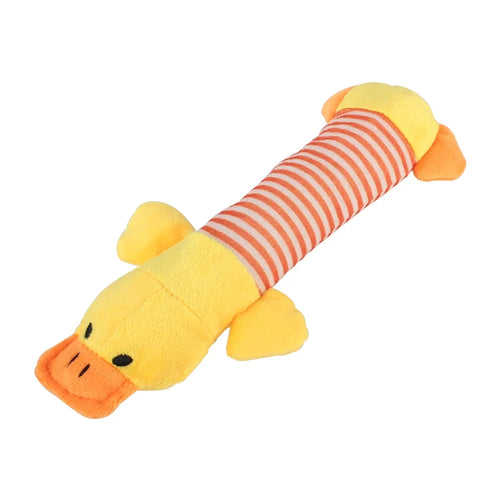 Pig Elephant Design Durable Interactive Dog Toy - Squeaky Chew Toy for