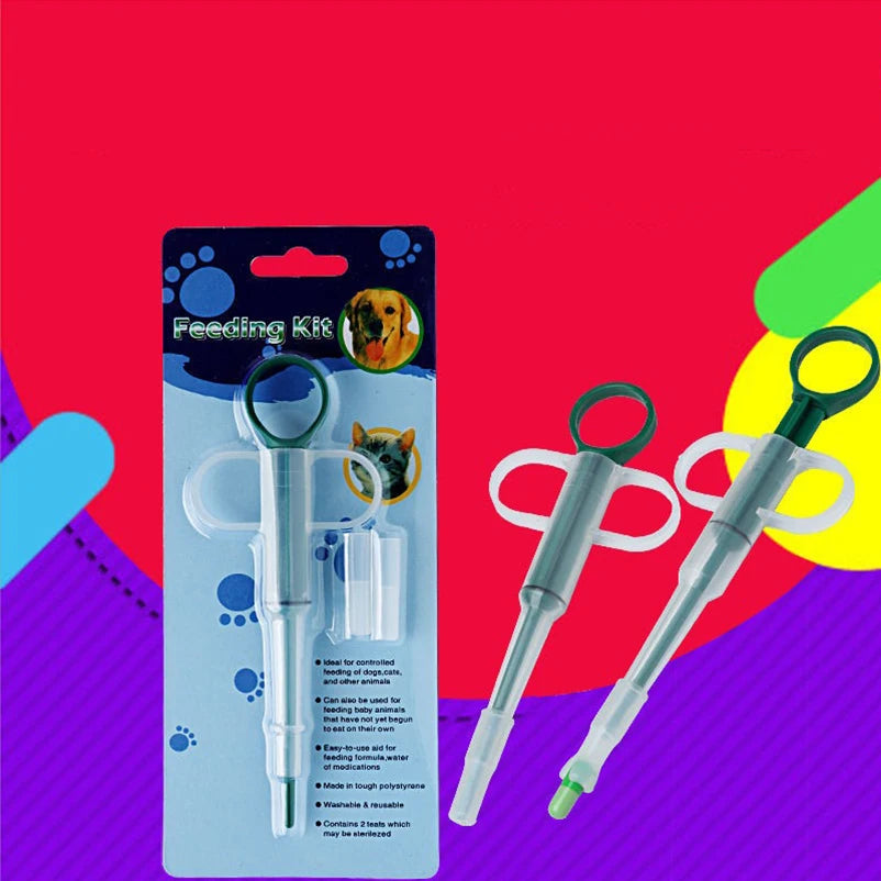 Pet feeding syringe safe and comfortable pet cat dog feeding medicine