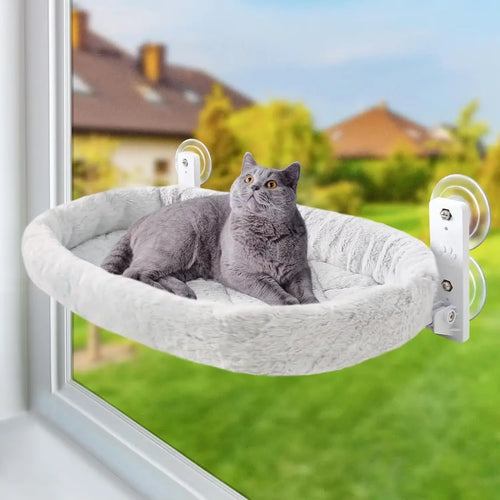 Winter Cat Hammock Window Habitat Cat Sunbathing Glass Hanging Suction