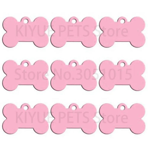 Wholesale 20Pcs Classic Bone Dog ID Tag Pet Tags Custom Anti-Lost