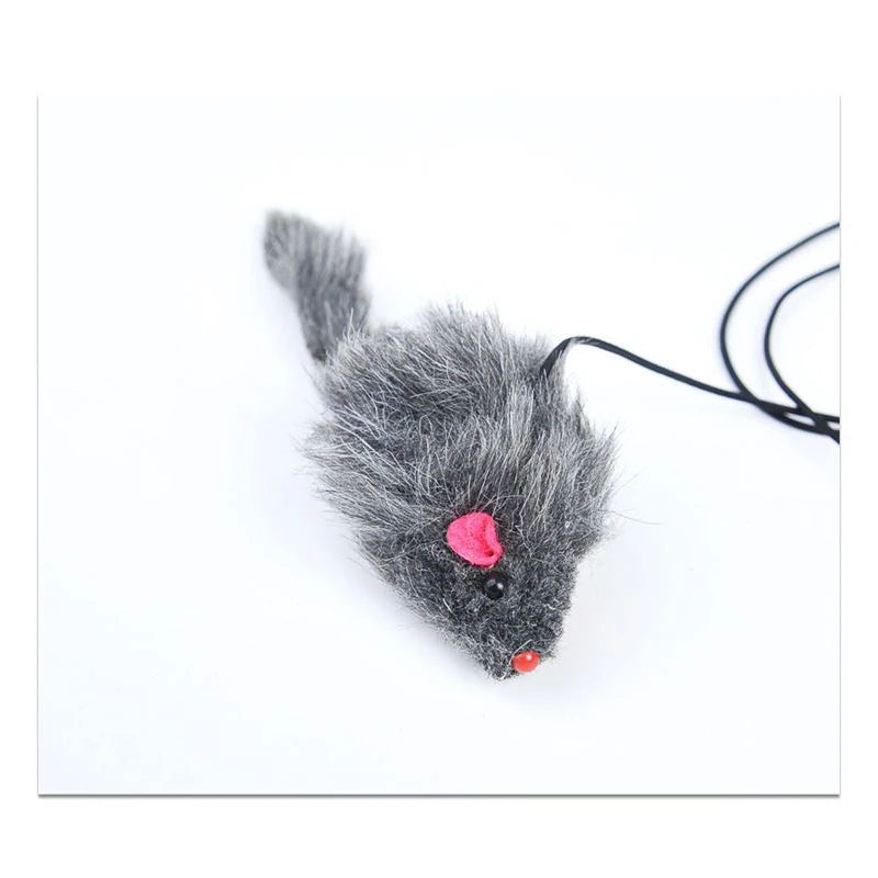 Hanging door mouse teasing cat stick elastic clip door swing hanging