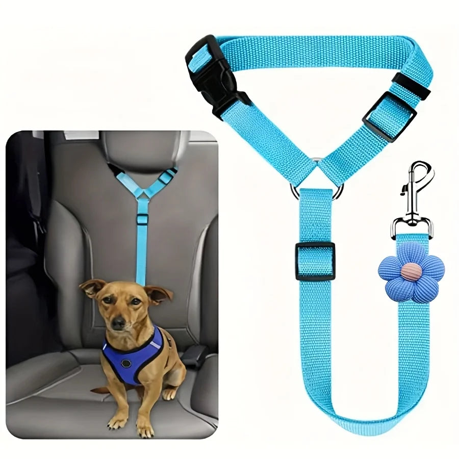Dog Seat Belt for Vehicle Secure, Pet Car Tether Safety Leash for Dogs