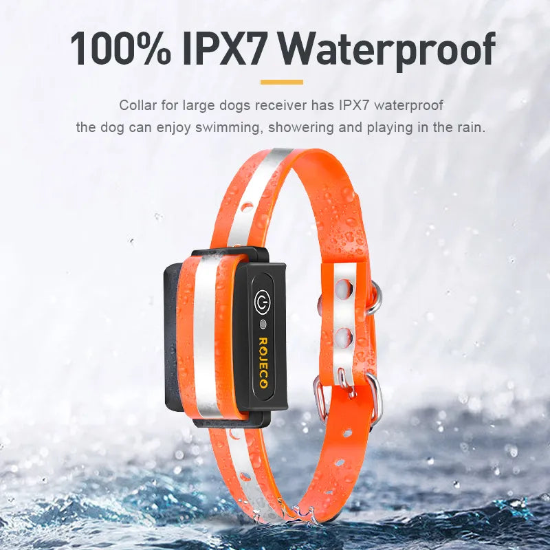 ROJECO 1000m Electric Dog Training Collar Remote Control Waterproof