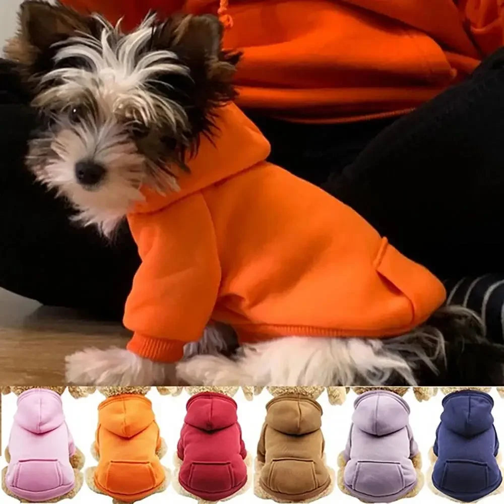 Winter Dog Hoodies Sweatshirt Jacket for Small and Medium Dog Pet Coat