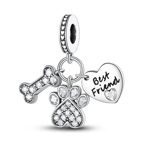 Silver Plated Travel Sunflower Lucky Charms Fit Original Pandora