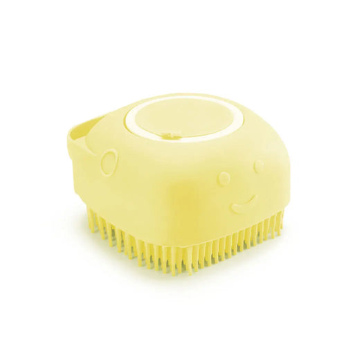 Silicone Pet Bath Brush for Puppy Dogs, 2 in 1 Pet Bath Brush Soft