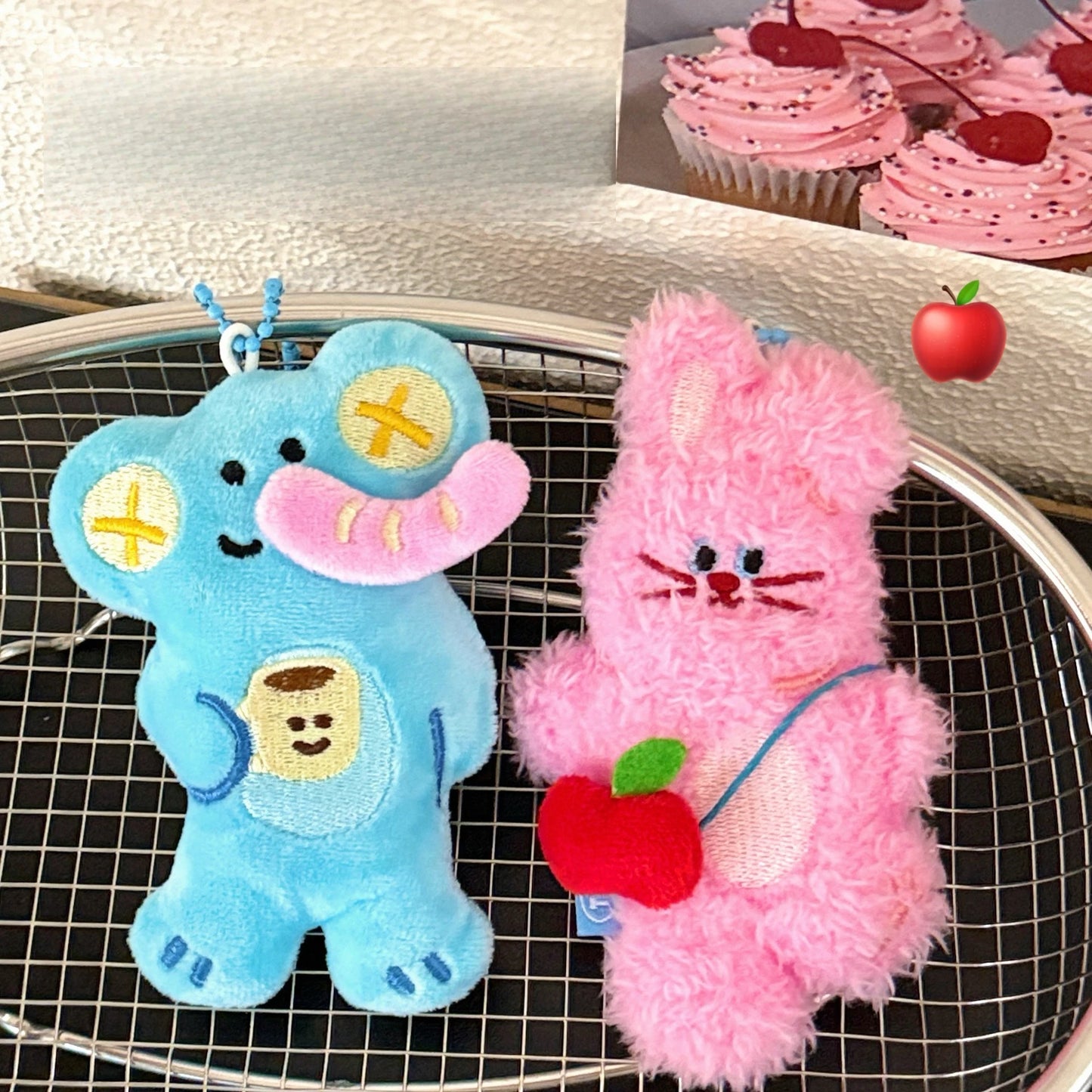 1/4 Pcs Cartoon Plush Doll Pendant Cute Pet Backpack Pendant Backpack