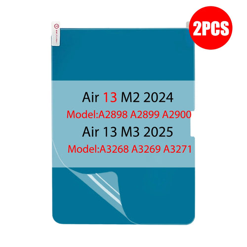 2Pcs Paper Feel Like Screen Protector for iPad Air 11 M2 M3 Pro 13 M4