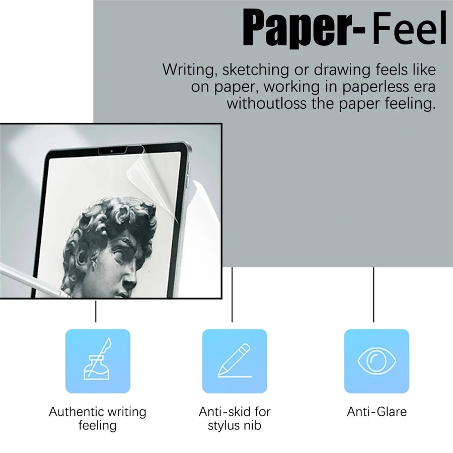 3Pcs Paper Feel Like Screen Protector for Lenovo TAB M10 2nd Pro 3rd