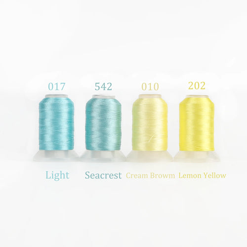 4/5 Brother Colors Set Premium Polyester Embroidery Thread 500 Meters