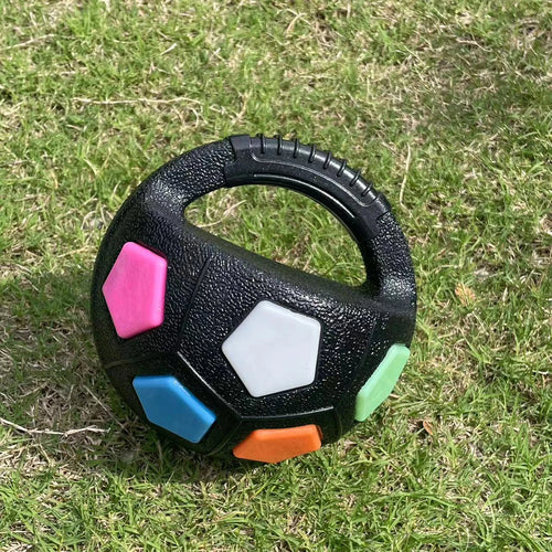 New football tennis ball shaped pet dog toys, durable teething relief