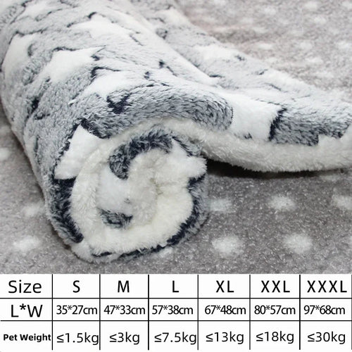 Flannel Pet Mat Dog Bed Cat Bed Thicken Sleeping Mat Dog Blanket Mat