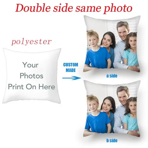 MIAOTU Custom Cushion Cover DIY Customized Throw Pillow Home