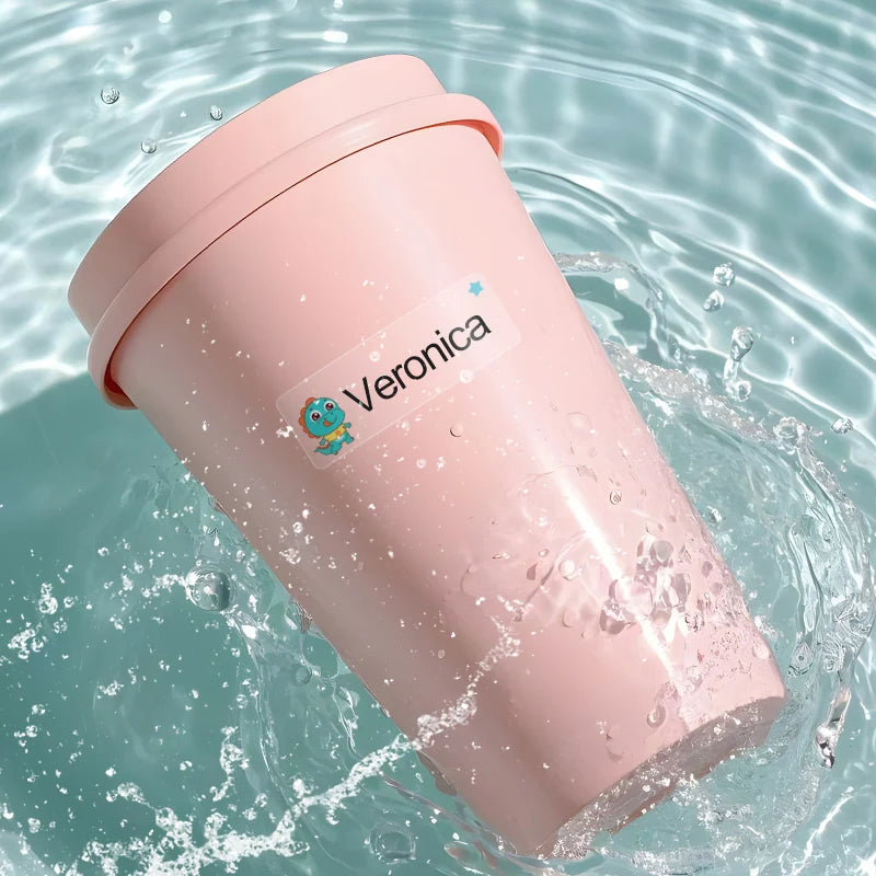 Custom Waterproof Transparent Name Stickers - Personalized