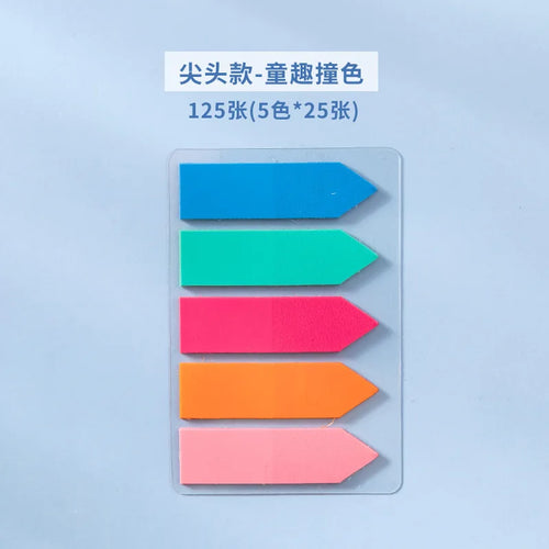1 PC PET Transparent Index Sticker Morandi Sticky Note Sticker Sticky