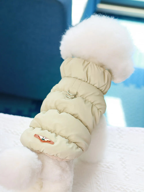 Dog Jacket For Autumn/Winter, Pet Coat, 3-Layer Thick Warm Outerwear,