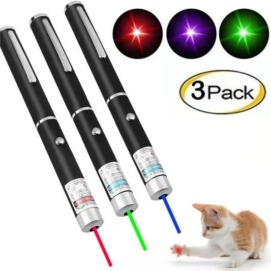 2 in 1 Portable Laser Pointer Three-color Laser Pen Projection