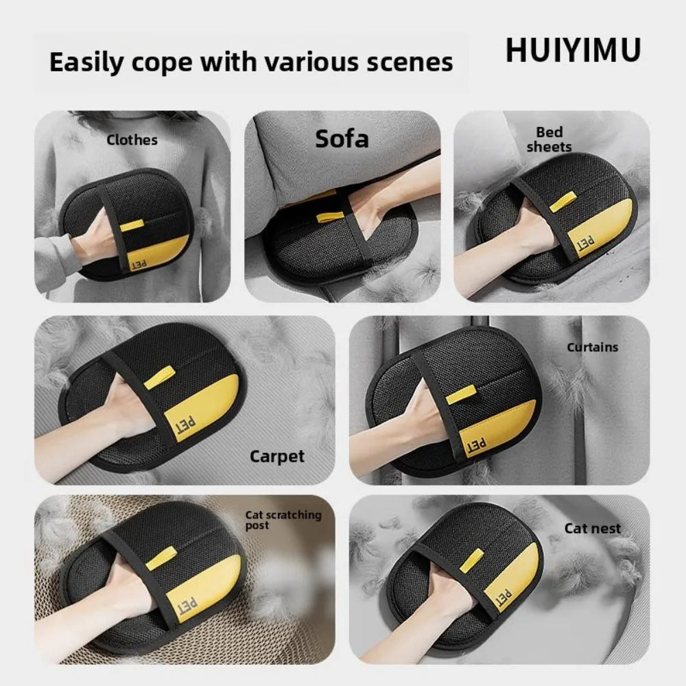 Cat Hair Cleaner Pet Gloves Household Hair Remover Cat Dog Hair