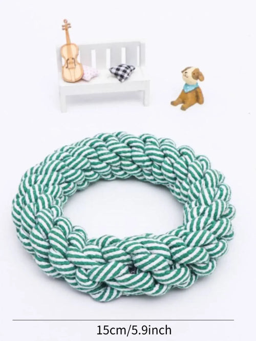 Pet Dog Rope Toy Durable Chew Bite Resistant Pet Toys for Medium Large