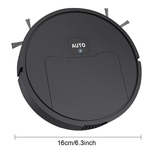 3-in-1 Robot Vacuum Cleaner USB Rechargeable 1000Pa Suction Robotic