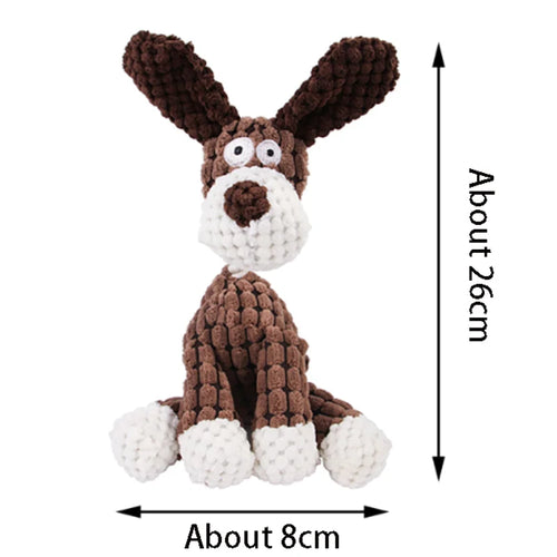 Interactive Plush Pet Dog Voice Toys for Puppies Teeth Grinding
