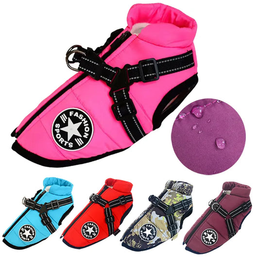 Puppy Clothes Winter Dog Coat Jacket for Small Medium Dog Reflective