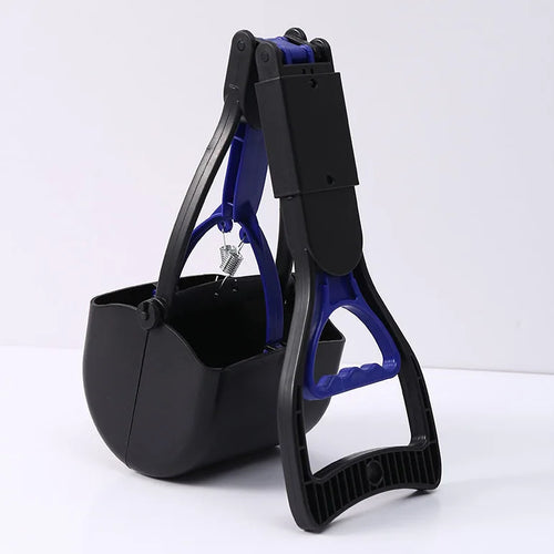 Pooper Scooper For Dog Jaw Clamp Heavy Duty Long Handle Poop Scooper