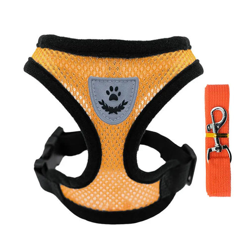 Hot summer small dog pet chest and back breathable dog chest and back