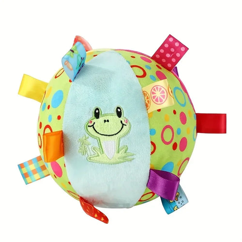 Plush Dog Vocal Toy Ball Funny Interactive Pet Toys with Bells