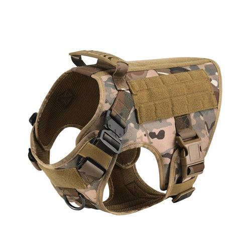 Military Large Dog Harness Pet German Shepherd Malinois Training Vest
