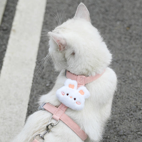 Cat Harness and Leash Sets Adjustable Dog Harness for Small Dog Leash