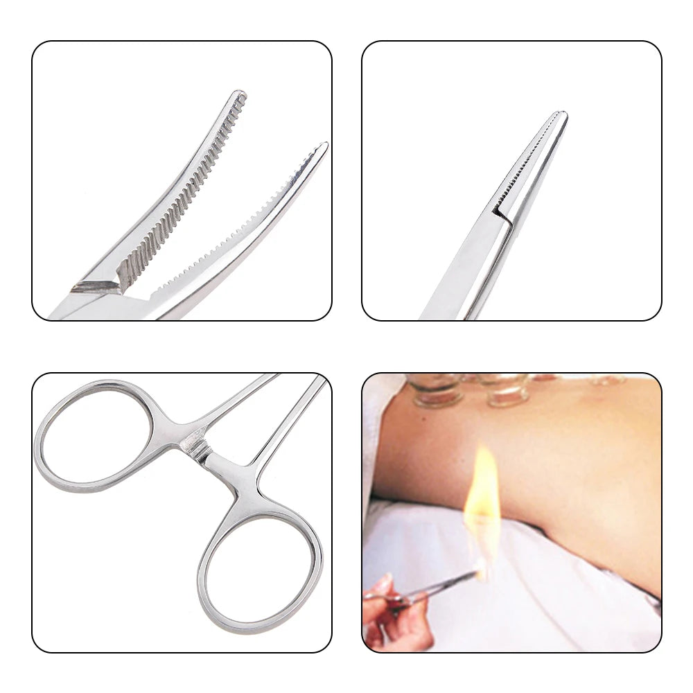 Hand Tool 12.5 16 18cm Hemostatic Forceps Pet Hair Clamp Fishing