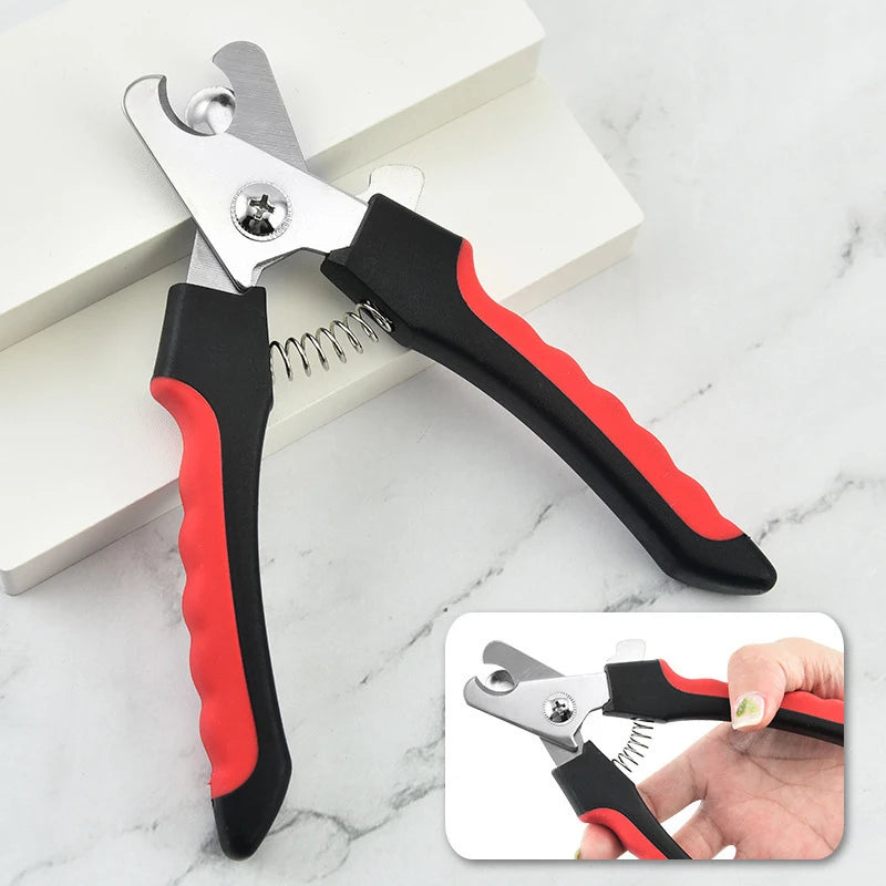 Pet Nail Clippers Professional Dog Cat Nail Trimmer Labor Saving
