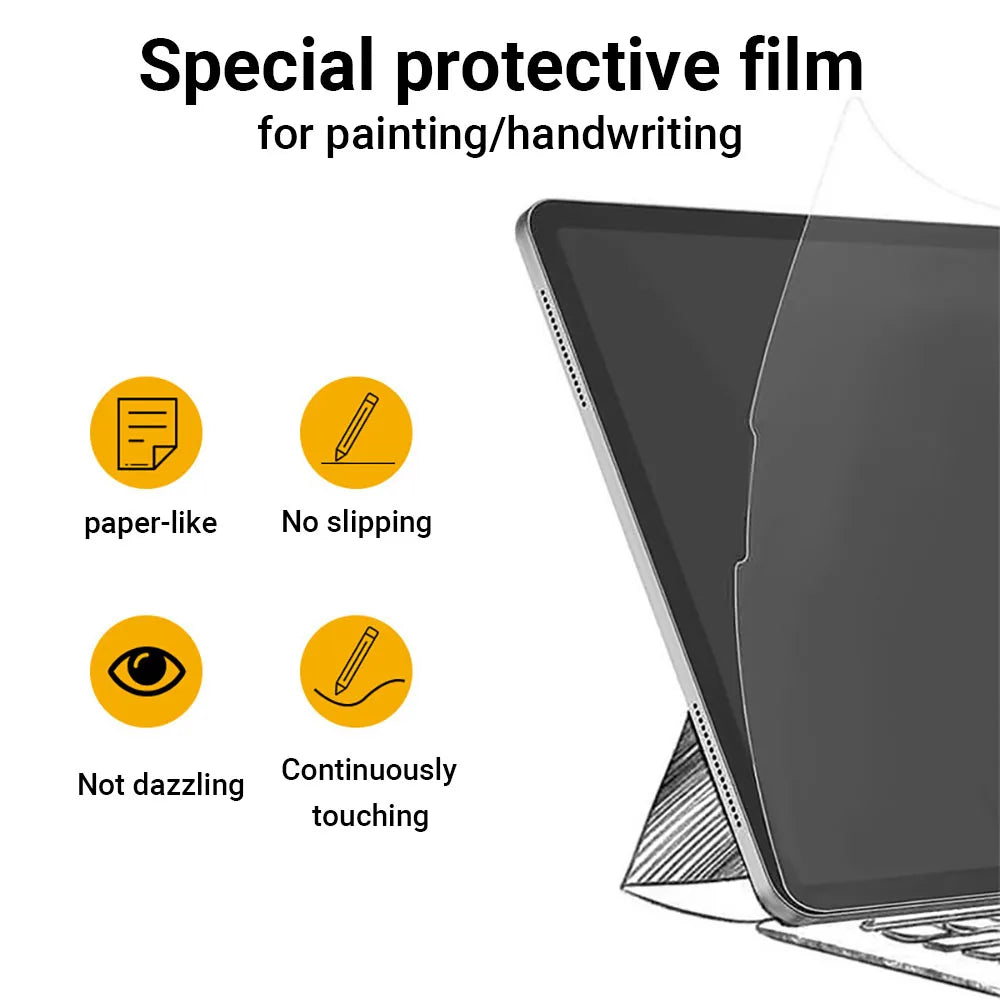 Matte Paper Film Like Screen Protector For iPad Air 13 11 M2 M3 5 4 3