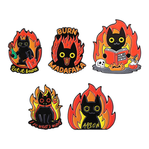 3-10pcs/set Cute Animal Enamel Pins Pet Dogs Raccoon Red Eared Rabbit