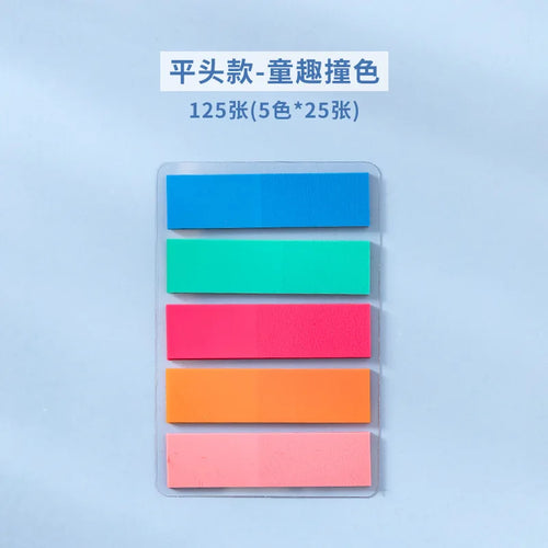 1 PC PET Transparent Index Sticker Morandi Sticky Note Sticker Sticky