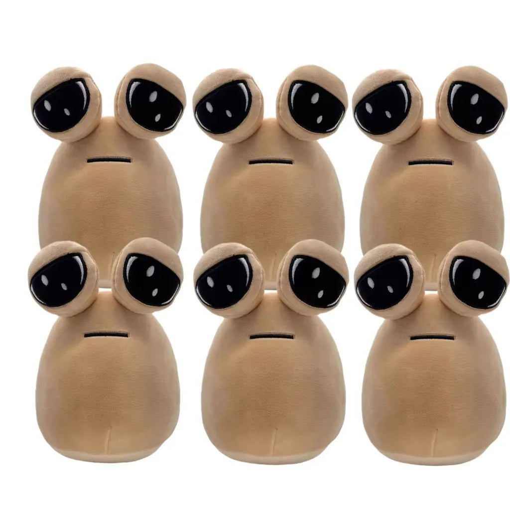 1-6pcs 22Cm Anime Game The Maw My Pet Alien Pou Kawaii Cartoon Plush