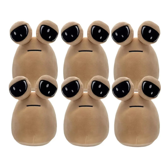 1-6pcs 22Cm Anime Game The Maw My Pet Alien Pou Kawaii Cartoon Plush