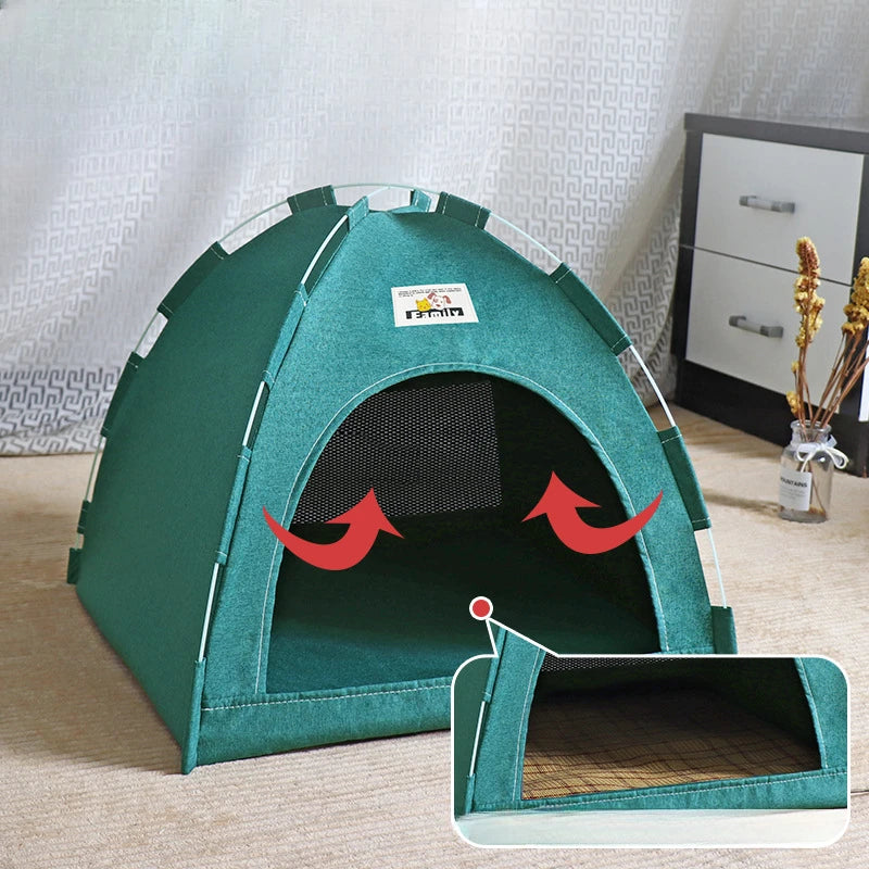 Foldable Cat House Pet Tent Four Seasons Universal Cat and Dog Pet