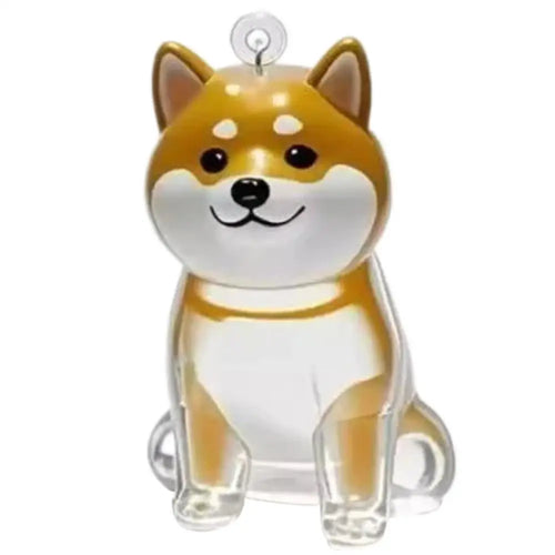 Clear Pet Hair Keychain Cute Dog Fur Keepsake Holder Creative