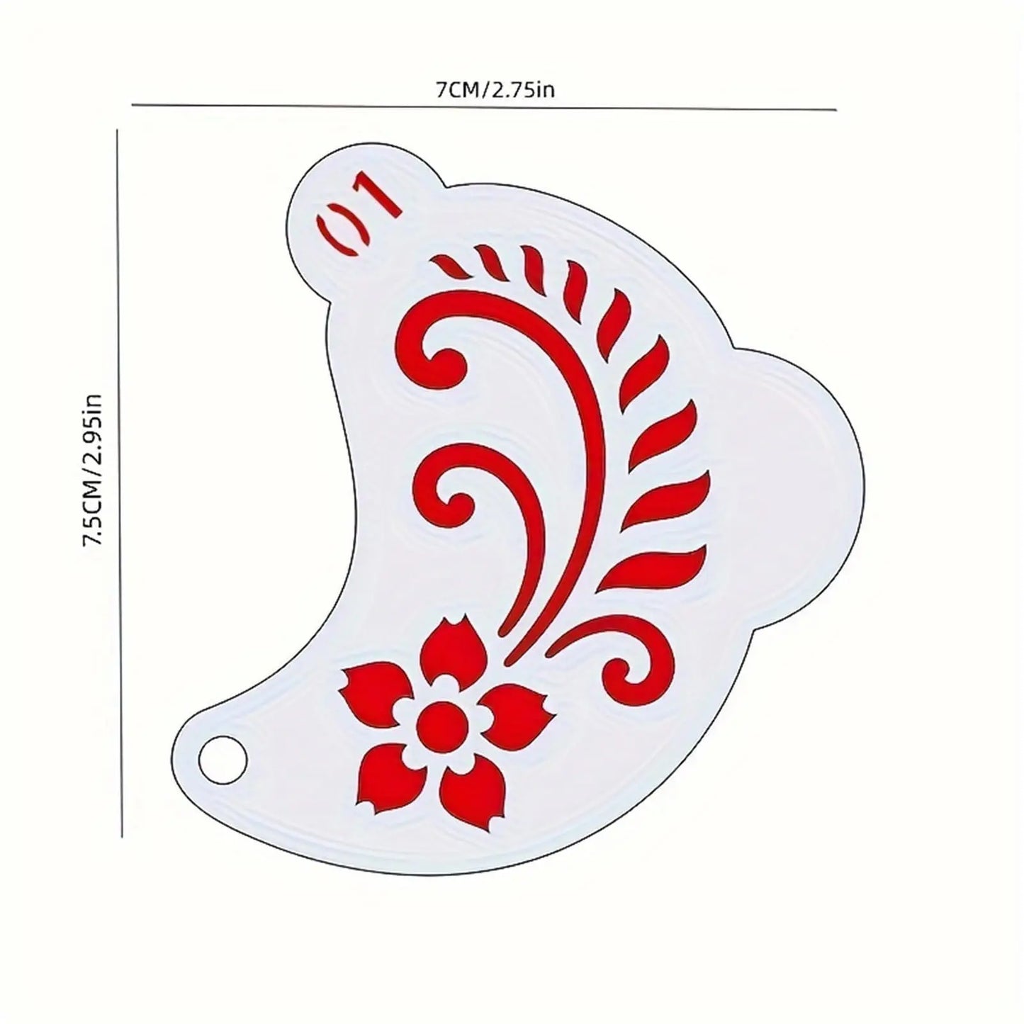 20Pcs Reusable Face Painting Stencils - Durable Pet Plastic, Washable