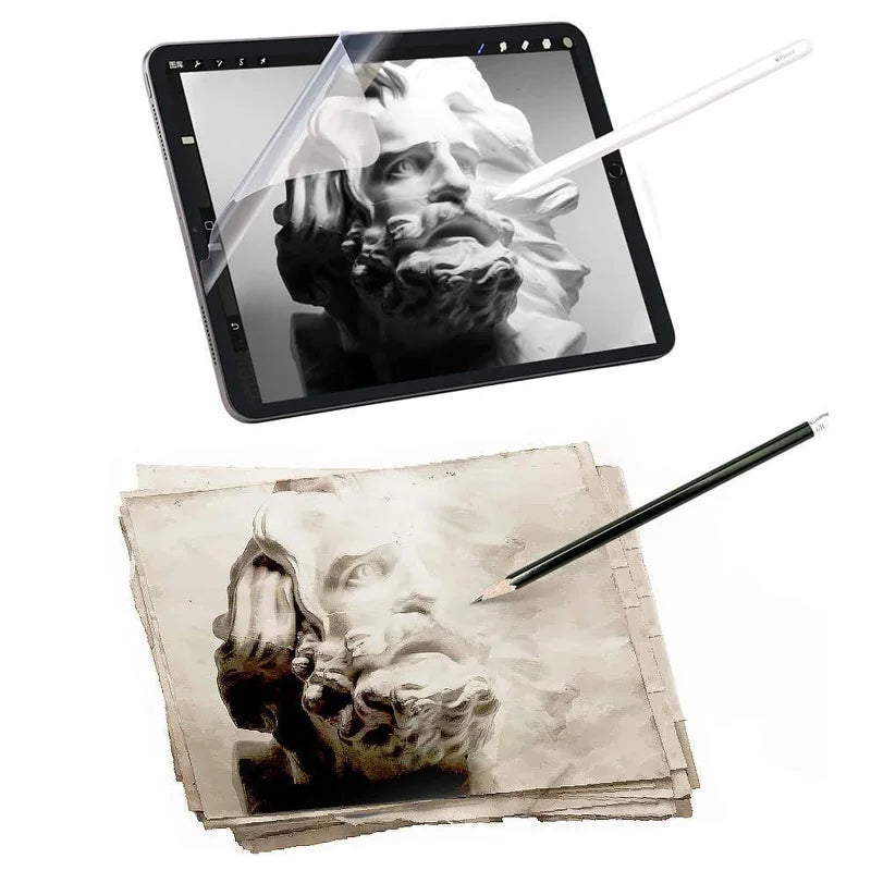 3pcs Paper Feel Screen Protector Film Matte PET Painting Write For