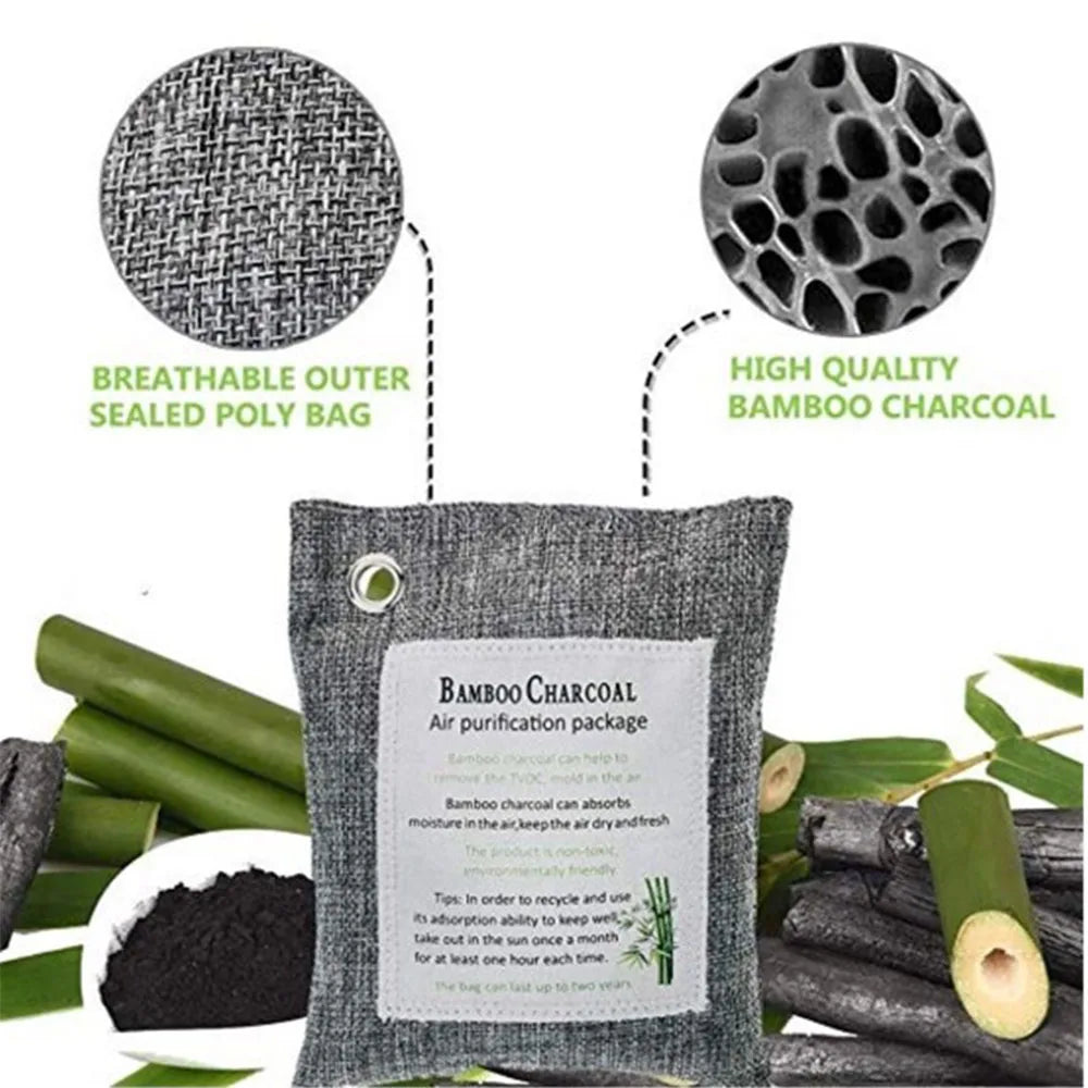 1 Pcs Bamboo Charcoal Bags Odor Absorbe Car Home Remove Formaldehyde