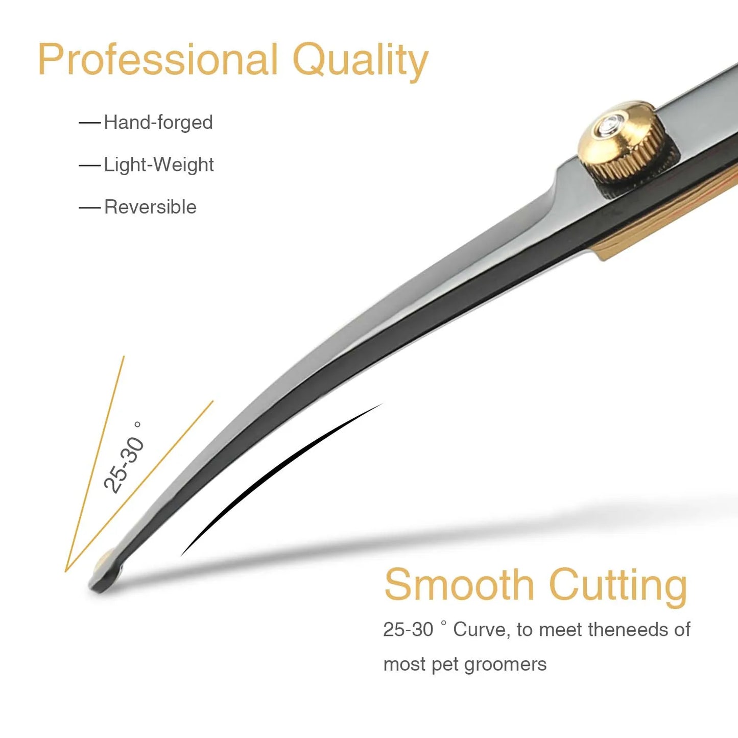 Professional Pet Grooming Scissors Stainless Steel  - Right Hand