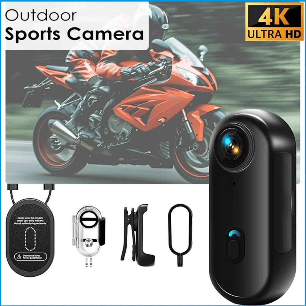 4K Motorcycle Mini Recorder Finger WIFI Action Camera Lightweight POV