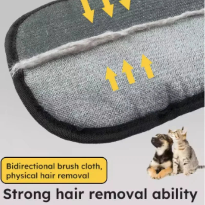 Double-Sided Pet Hair Remover Brush Glove Deshedding Brush for Dog Cat