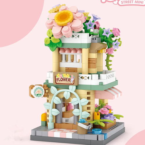 NEW Panda Pet Coffee Ice Cream Flower Shop Store Street View Food